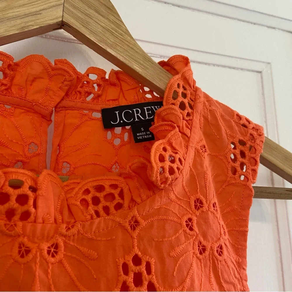 J. Crew Fleur top in Eyelet